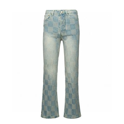 Best Selling Louis Vuitton Jeans White Denim Logo Collection