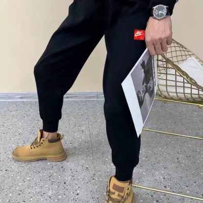 Best Selling Nike Sweatpants Red Fleece Logo Collection