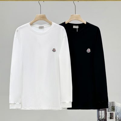 Premium Moncler Base Shirt White Solid Collection