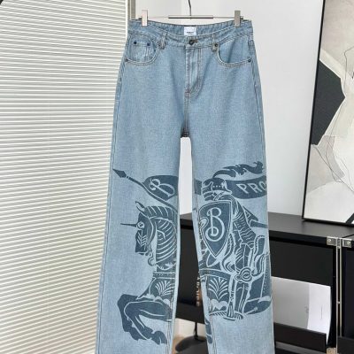 Luxury Burberry Jeans Blue Denim Vintage Luxury
