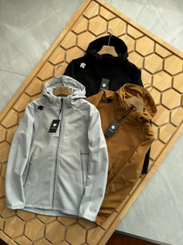 Luxury Descente Coat Black Fleece Casual Collection