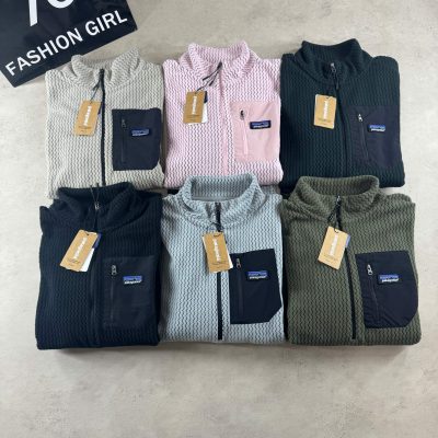 Premium Patagonia Sweatshirts Black Fleece Jacquard Collection