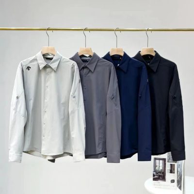 Premium Descente Shirt Gray Breathable Collection