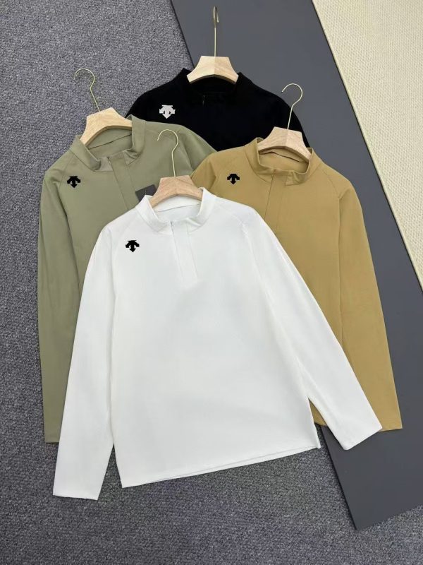 Luxury Descente Long Sleeves Black Casual Luxury