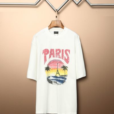 High Quality Balenciaga Short Sleeves Cotton Classic Collection