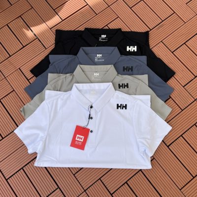 Luxury Helly Hansen Short-Sleeved Shirts Black Casual Collection