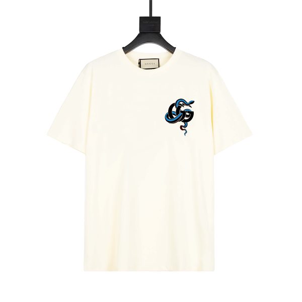 Luxury Gucci Short Sleeves White Print Luxury
