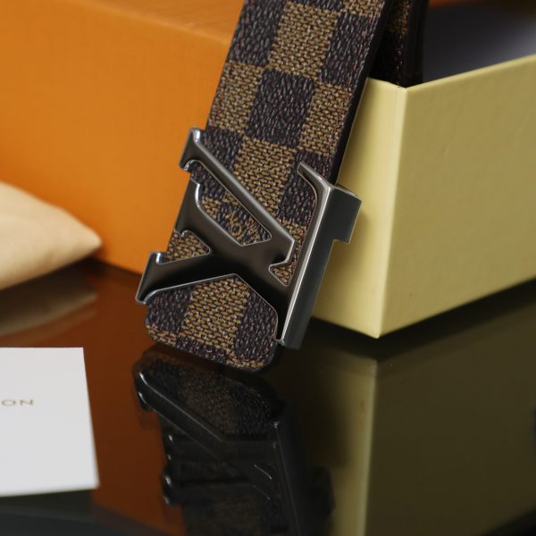 Luxury Louis Vuitton Belt Brown Leather Collection