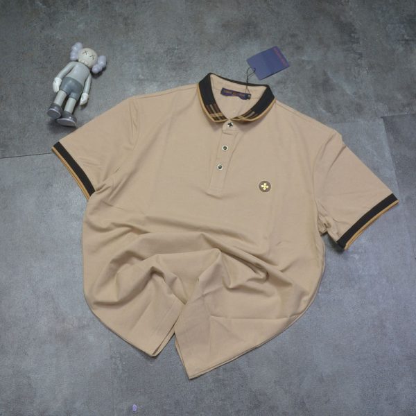 High Quality Louis Vuitton T-Shirts Black Plaid Luxury