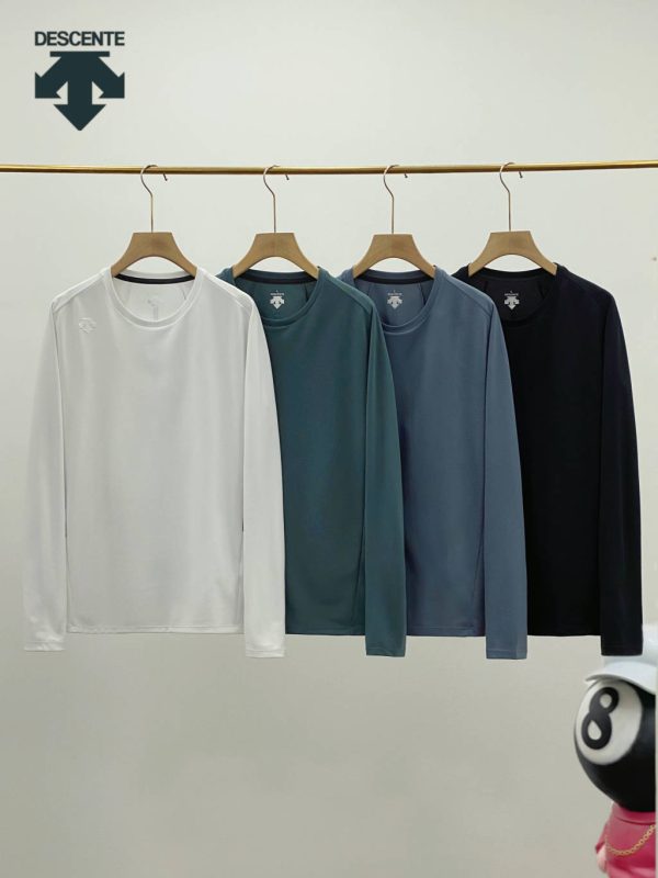 Best Selling Descente Long Sleeves Black Casual Luxury
