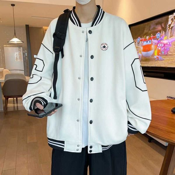 Premium Converse Coats White Leather Logo Collection