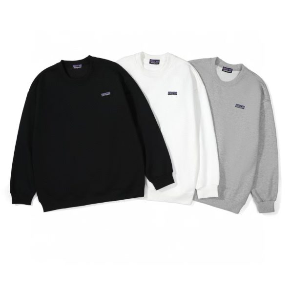 Premium Patagonia Sweatshirts Black Cotton Classic Luxury