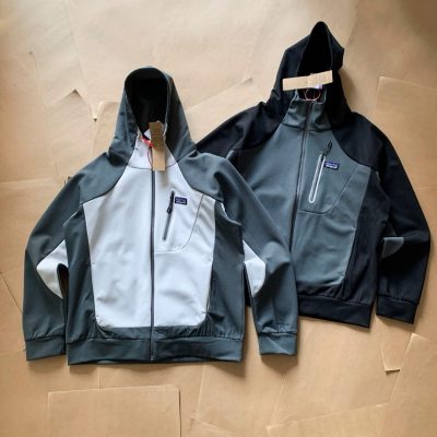 Premium Quality Patagonia Jackets Black Patchwork Style