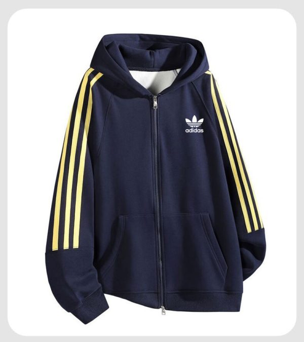 Luxury Adidas Jackets Black Casual Luxury