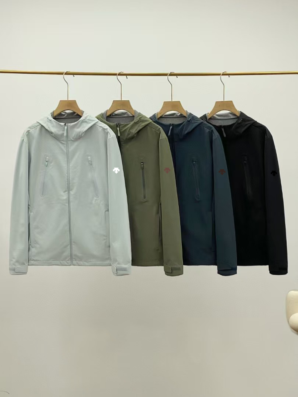 Premium Quality Descente Jackets Black Nylon Luxury