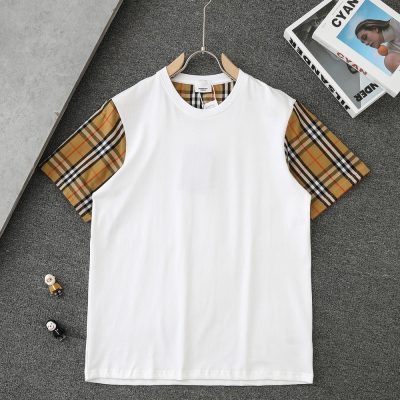 Best Selling Burberry Short Sleeves Black Cotton Vintage Collection