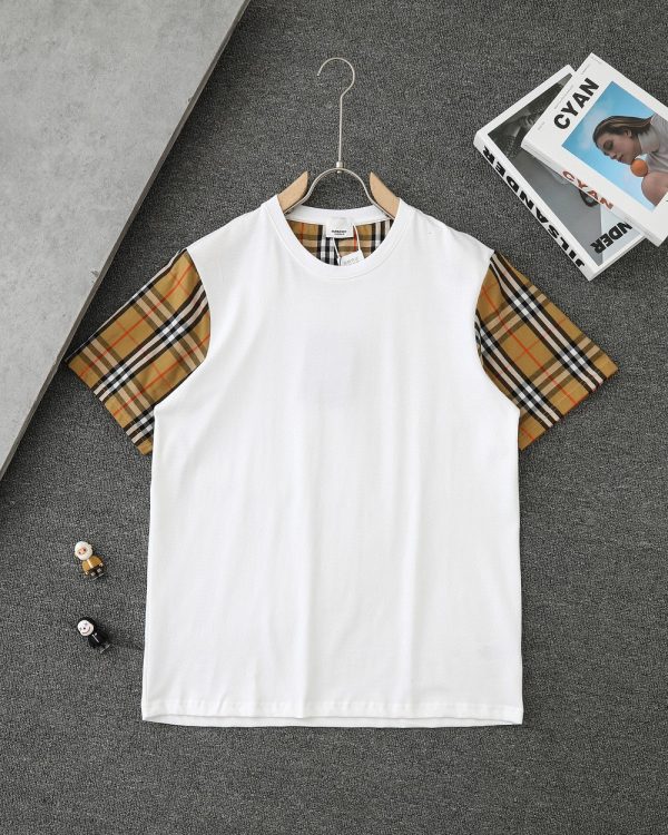 Best Selling Burberry Short Sleeves Black Cotton Vintage Collection