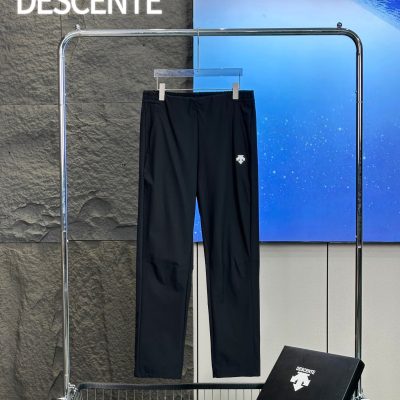 Luxury Descente Trousers Black Casual Style