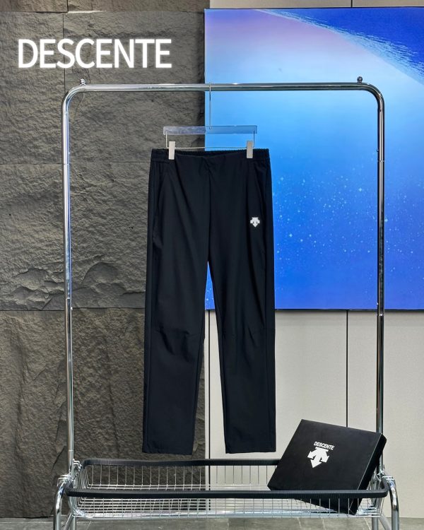 Luxury Descente Trousers Black Casual Style
