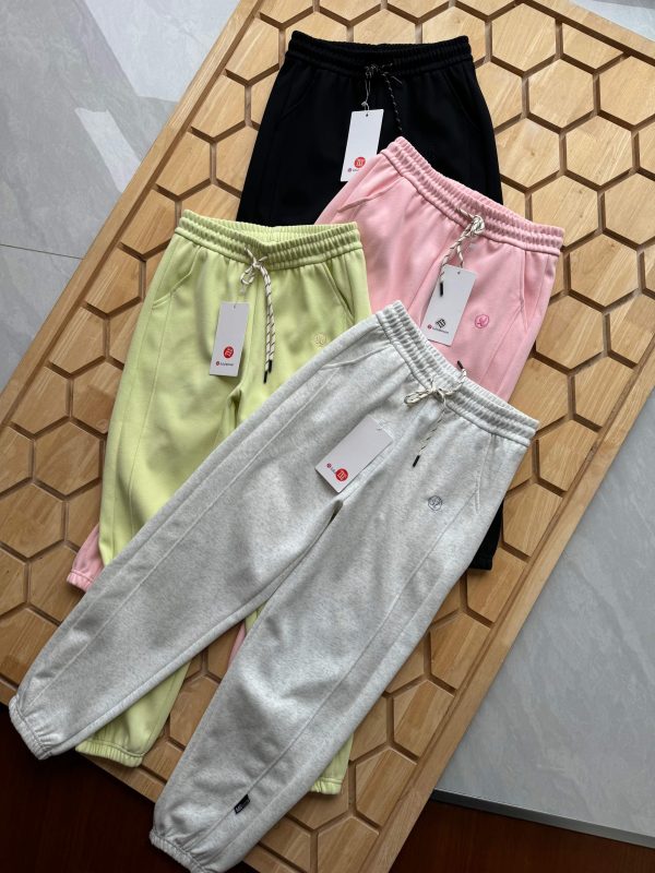 Best Selling Lululemon Casual Pants Black Embroidered Luxury