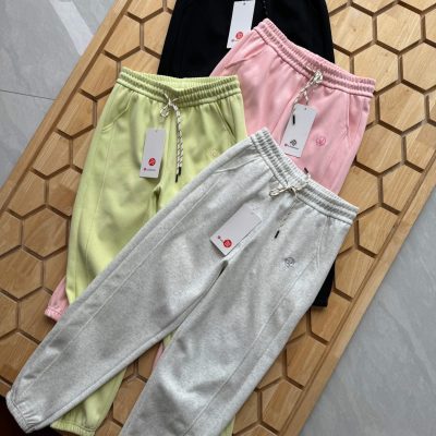 Best Selling Lululemon Casual Pants Black Embroidered Luxury