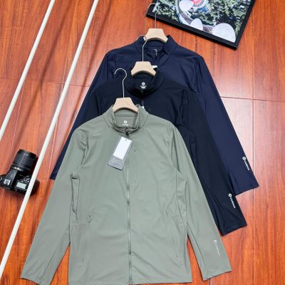 Premium Quality Lululemon Jacket Black Nylon Casual Luxury