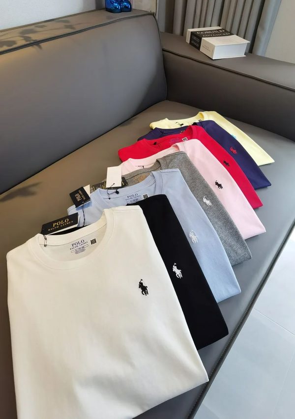 Luxury Ralph Lauren Short Sleeves Gray Classic Luxury
