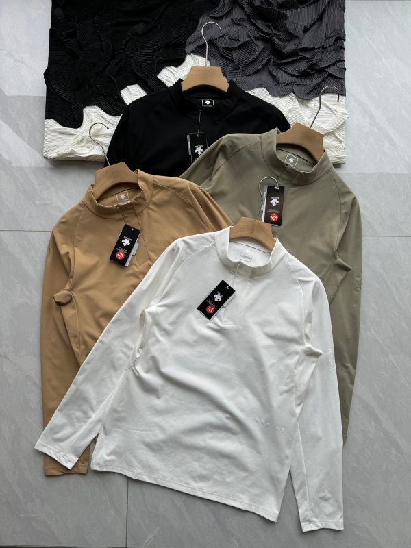 Premium Descente Long Sleeves Black Casual Collection