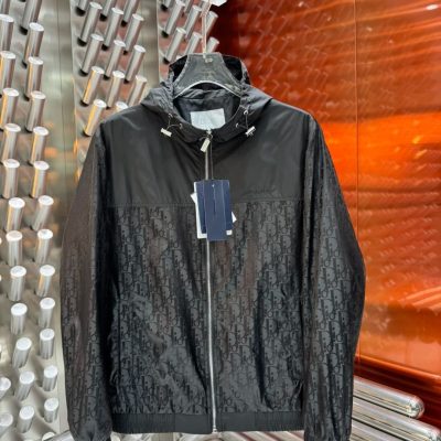 Luxury Dior Coat Black Classic Collection