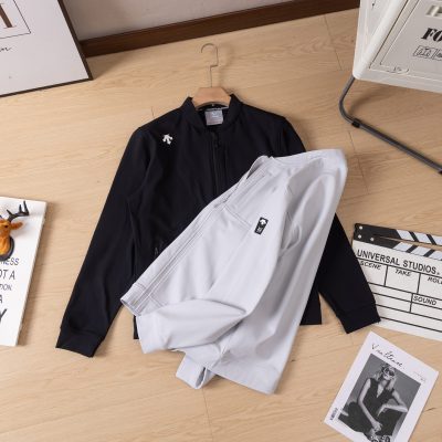 Best Selling Descente Coats Black Fleece Solid Collection