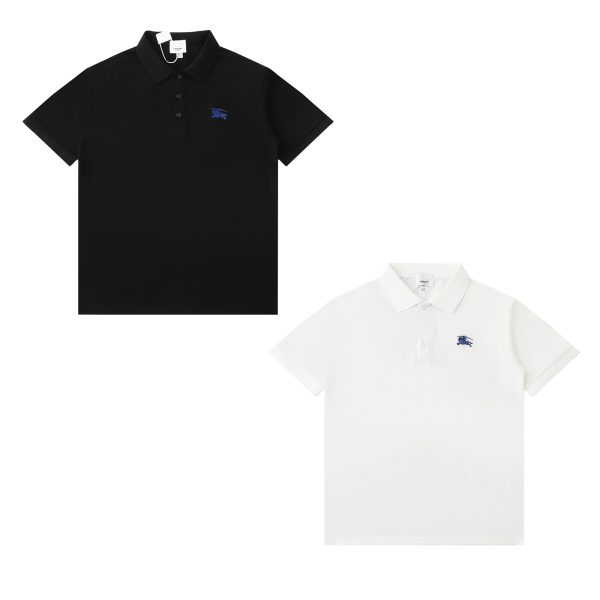 Best Selling Burberry Short Sleeves Blue Cotton Classic Collection