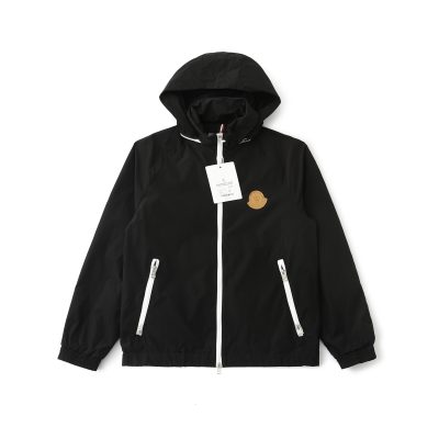 Best Selling Moncler Coats Black Nylon Logo Luxury
