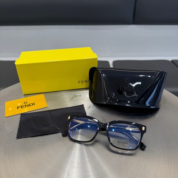 Premium Fendi Glasses Blue Logo Luxury