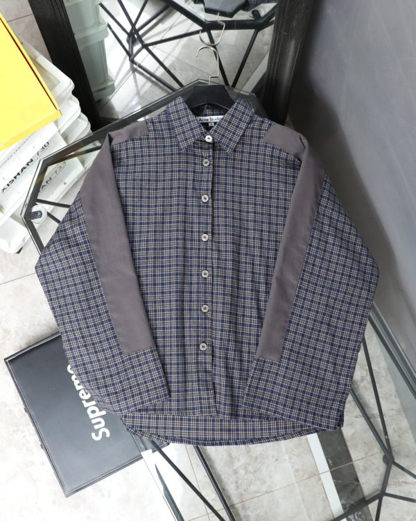 Premium Quality Acne Studios Long Sleeves Patchwork Collection