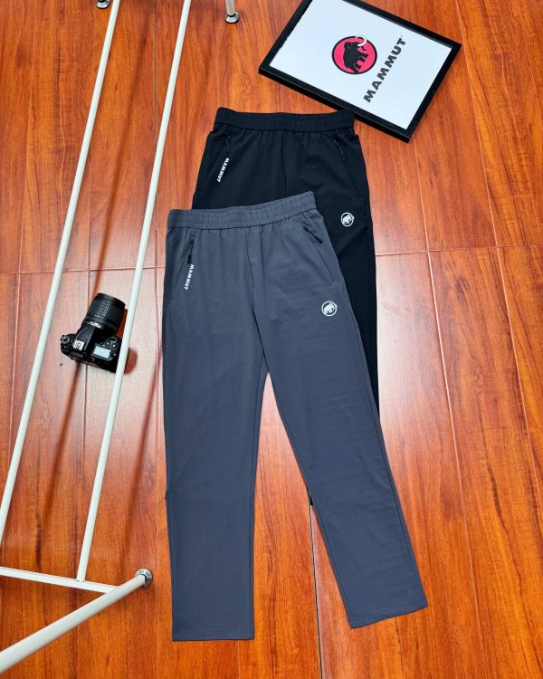 Luxury Mammut Trousers Black Nylon Casual Luxury