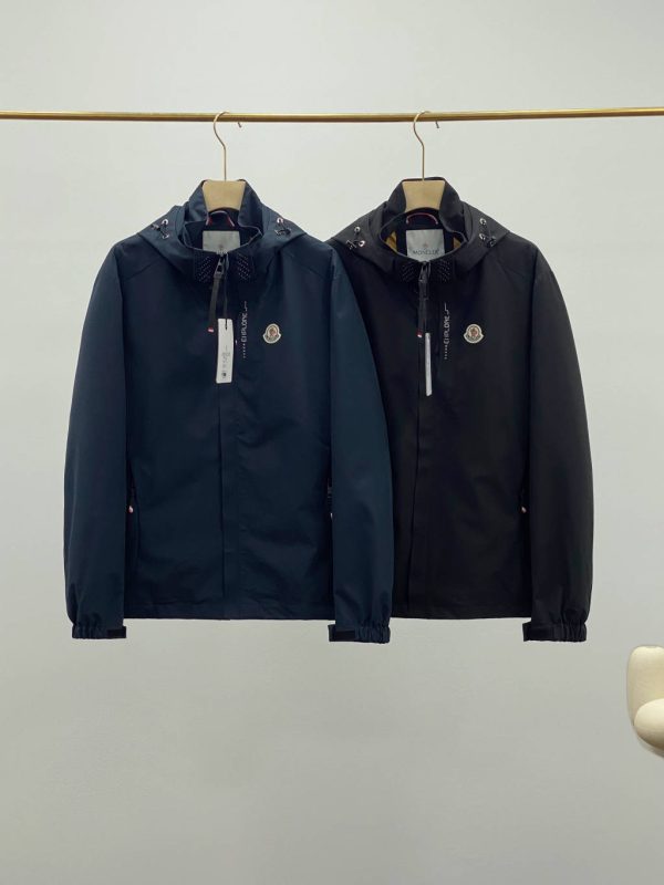 Premium Moncler Coat Navy Elegant Style