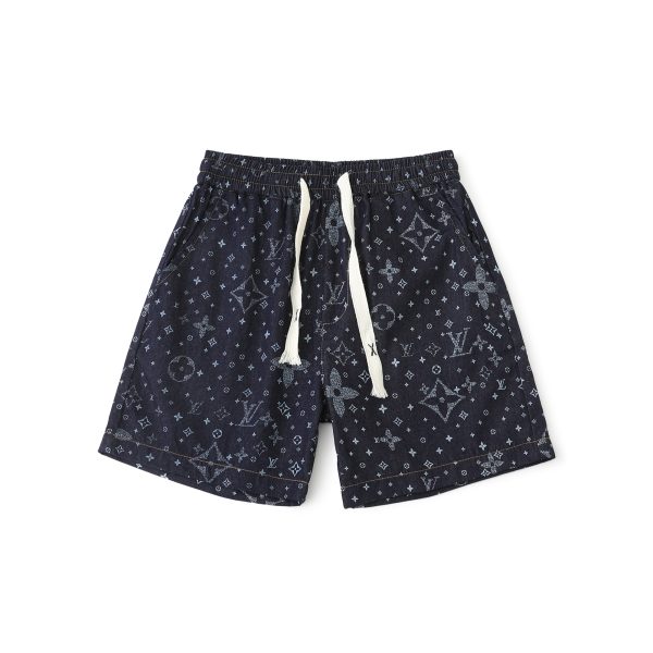High Quality Louis Vuitton Shorts Denim Monogram Collection