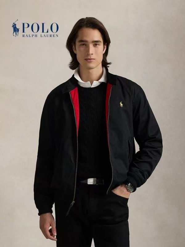 Best Selling Ralph Lauren Coat Navy Cotton Classic Style