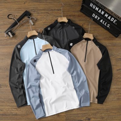 Premium Quality Descente Long Sleeves White Logo Luxury