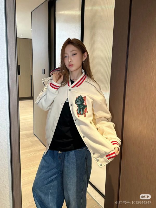 High Quality Dior Coats Wool Jacquard Style