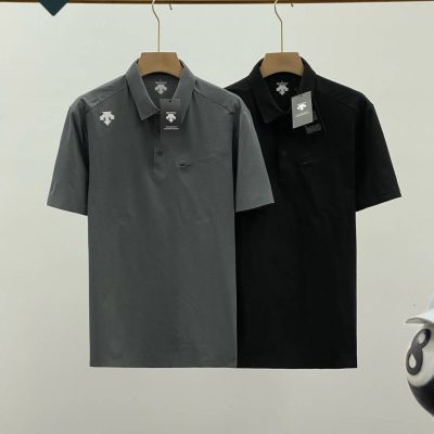 Best Selling Descente Short-Sleeved Black Spandex Classic Collection