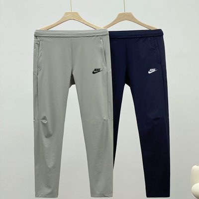 High Quality Nike Trousers White Knit Casual Style