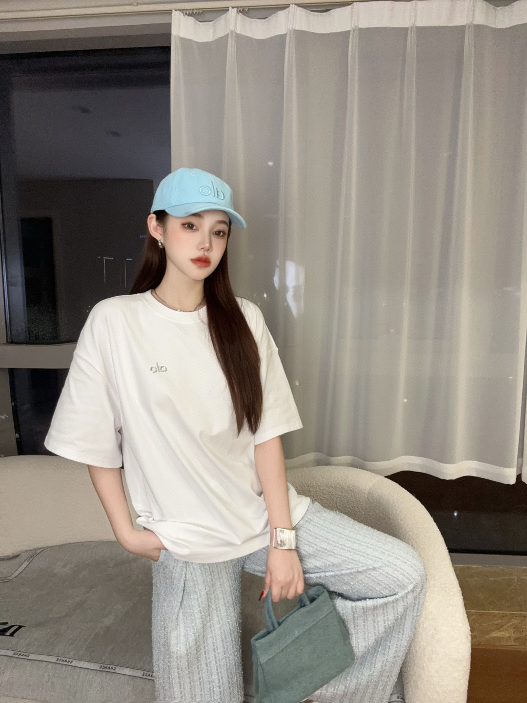 Premium Alo Short Sleeves Logo Style