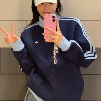 Luxury Adidas Coat Navy Classic Luxury