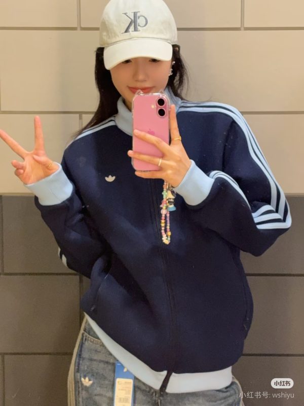 Luxury Adidas Coat Navy Classic Luxury