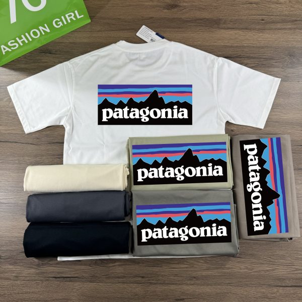 Luxury Patagonia Short Sleeves Black Cotton Classic Collection