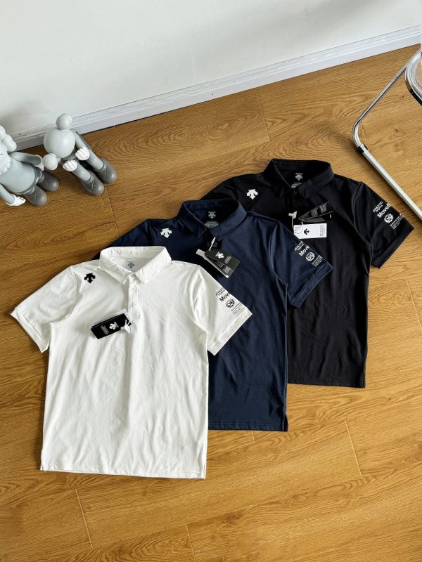Best Selling Descente Short-Sleeved Black Solid Luxury
