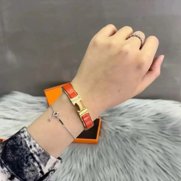 High Quality Herm???S Bracelet Gold Elegant Style