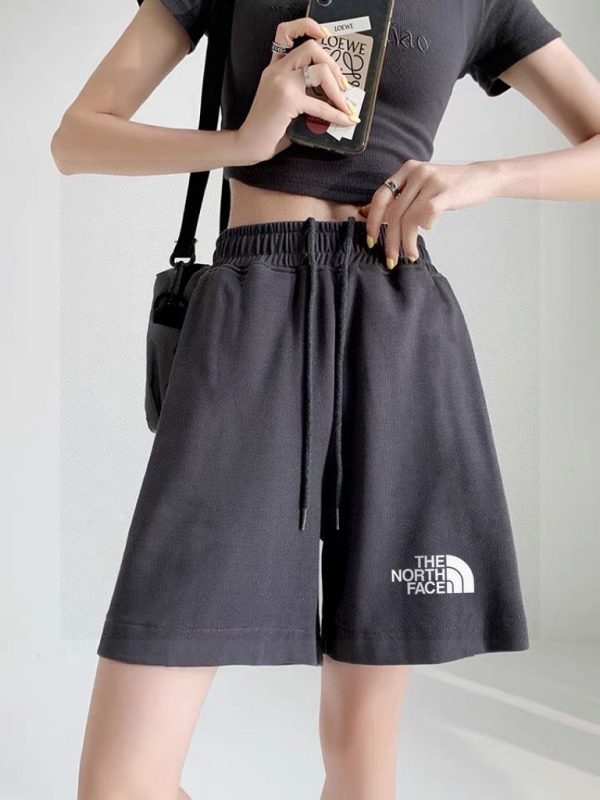 Premium The North Face Shorts Black Logo Style