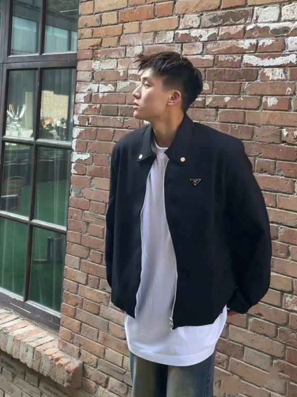 Premium Prada Coat Black Classic Luxury